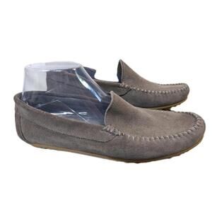 TRE DANARI POSITANO Dark Brwn‎ Suede Driving Mocs Men 9 Eu 42 Loafer Slip On